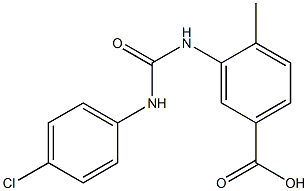 3-{[(4-chlorophenyl)carbamoyl]amino}-4-methylbenzoic acid