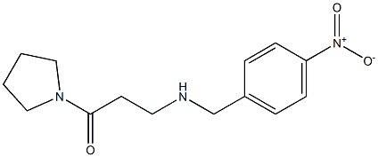  3-{[(4-nitrophenyl)methyl]amino}-1-(pyrrolidin-1-yl)propan-1-one