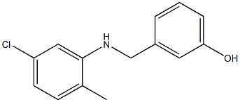  3-{[(5-chloro-2-methylphenyl)amino]methyl}phenol