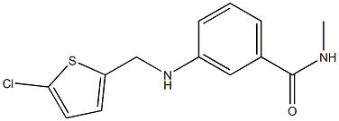 3-{[(5-chlorothiophen-2-yl)methyl]amino}-N-methylbenzamide