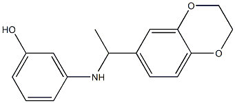  3-{[1-(2,3-dihydro-1,4-benzodioxin-6-yl)ethyl]amino}phenol