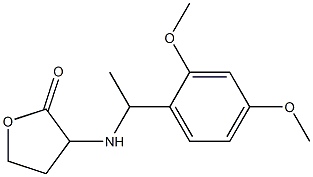 3-{[1-(2,4-dimethoxyphenyl)ethyl]amino}oxolan-2-one