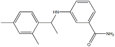 3-{[1-(2,4-dimethylphenyl)ethyl]amino}benzamide