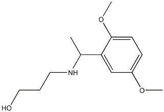 3-{[1-(2,5-dimethoxyphenyl)ethyl]amino}propan-1-ol