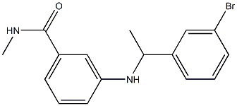 3-{[1-(3-bromophenyl)ethyl]amino}-N-methylbenzamide|