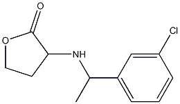 3-{[1-(3-chlorophenyl)ethyl]amino}oxolan-2-one,,结构式