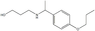 3-{[1-(4-propoxyphenyl)ethyl]amino}propan-1-ol|