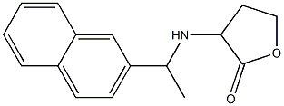 3-{[1-(naphthalen-2-yl)ethyl]amino}oxolan-2-one Struktur