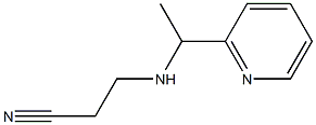 3-{[1-(pyridin-2-yl)ethyl]amino}propanenitrile