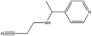 3-{[1-(pyridin-4-yl)ethyl]amino}propanenitrile