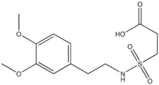  3-{[2-(3,4-dimethoxyphenyl)ethyl]sulfamoyl}propanoic acid