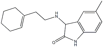 3-{[2-(cyclohex-1-en-1-yl)ethyl]amino}-5-methyl-2,3-dihydro-1H-indol-2-one