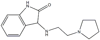 3-{[2-(pyrrolidin-1-yl)ethyl]amino}-2,3-dihydro-1H-indol-2-one Struktur