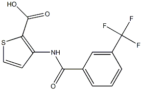 3-{[3-(trifluoromethyl)benzene]amido}thiophene-2-carboxylic acid