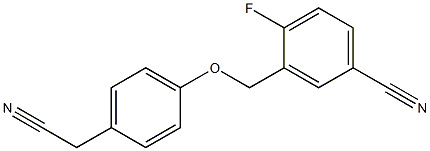 3-{[4-(cyanomethyl)phenoxy]methyl}-4-fluorobenzonitrile