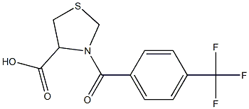 3-{[4-(trifluoromethyl)phenyl]carbonyl}-1,3-thiazolidine-4-carboxylic acid