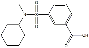  3-{[cyclohexyl(methyl)amino]sulfonyl}benzoic acid