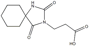 3-{2,4-dioxo-1,3-diazaspiro[4.5]decan-3-yl}propanoic acid Structure