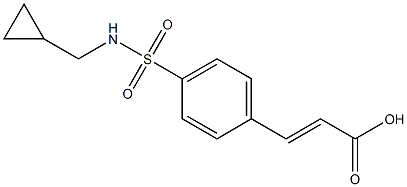 3-{4-[(cyclopropylmethyl)sulfamoyl]phenyl}prop-2-enoic acid