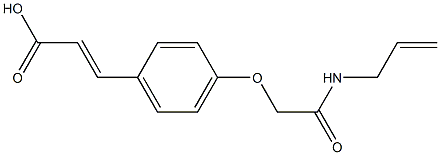 3-{4-[(prop-2-en-1-ylcarbamoyl)methoxy]phenyl}prop-2-enoic acid