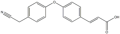 3-{4-[4-(cyanomethyl)phenoxy]phenyl}prop-2-enoic acid