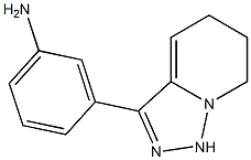 3-{5H,6H,7H,8H-[1,2,4]triazolo[3,4-a]pyridin-3-yl}aniline 化学構造式
