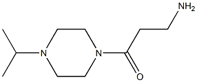 3-amino-1-[4-(propan-2-yl)piperazin-1-yl]propan-1-one Struktur