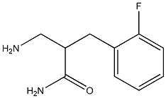 3-amino-2-[(2-fluorophenyl)methyl]propanamide Structure