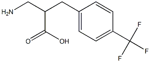 3-amino-2-{[4-(trifluoromethyl)phenyl]methyl}propanoic acid Structure