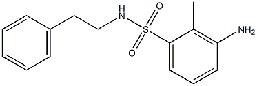 3-amino-2-methyl-N-(2-phenylethyl)benzene-1-sulfonamide
