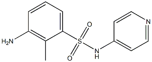 3-amino-2-methyl-N-(pyridin-4-yl)benzene-1-sulfonamide Structure