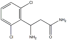 3-amino-3-(2,6-dichlorophenyl)propanamide