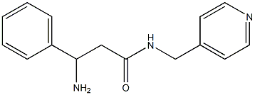3-amino-3-phenyl-N-(pyridin-4-ylmethyl)propanamide