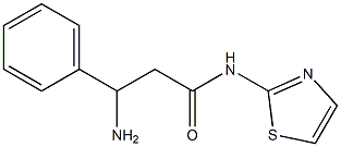 3-amino-3-phenyl-N-1,3-thiazol-2-ylpropanamide