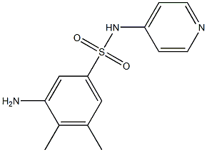 3-amino-4,5-dimethyl-N-(pyridin-4-yl)benzene-1-sulfonamide