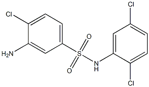 3-amino-4-chloro-N-(2,5-dichlorophenyl)benzene-1-sulfonamide Structure