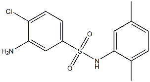 3-amino-4-chloro-N-(2,5-dimethylphenyl)benzene-1-sulfonamide,,结构式