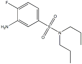 3-amino-4-fluoro-N,N-dipropylbenzene-1-sulfonamide|