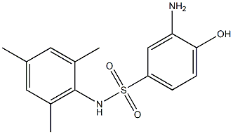 3-amino-4-hydroxy-N-(2,4,6-trimethylphenyl)benzene-1-sulfonamide
