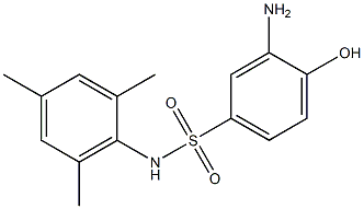  3-amino-4-hydroxy-N-(2,4,6-trimethylphenyl)benzene-1-sulfonamide