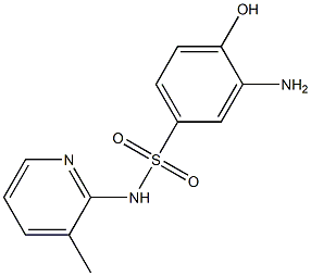  3-amino-4-hydroxy-N-(3-methylpyridin-2-yl)benzene-1-sulfonamide