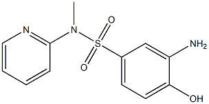 3-amino-4-hydroxy-N-methyl-N-(pyridin-2-yl)benzene-1-sulfonamide