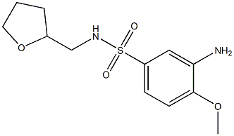 3-amino-4-methoxy-N-(oxolan-2-ylmethyl)benzene-1-sulfonamide|