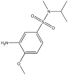  3-amino-4-methoxy-N-methyl-N-(propan-2-yl)benzene-1-sulfonamide