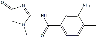 3-amino-4-methyl-N-(1-methyl-4-oxo-4,5-dihydro-1H-imidazol-2-yl)benzamide|