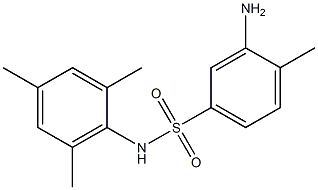 3-amino-4-methyl-N-(2,4,6-trimethylphenyl)benzene-1-sulfonamide Structure