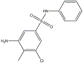  3-amino-5-chloro-4-methyl-N-phenylbenzene-1-sulfonamide