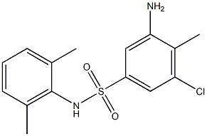 3-amino-5-chloro-N-(2,6-dimethylphenyl)-4-methylbenzene-1-sulfonamide|