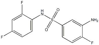 3-amino-N-(2,4-difluorophenyl)-4-fluorobenzene-1-sulfonamide|