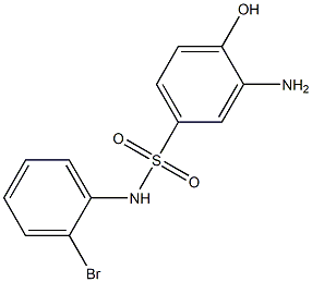 3-amino-N-(2-bromophenyl)-4-hydroxybenzene-1-sulfonamide